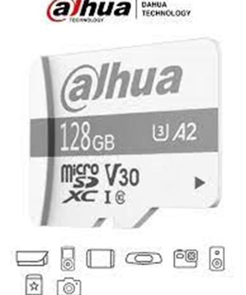 Dahua DHI-TF-P100/128GB 66TB Micro SD Memory Card Security Accessory