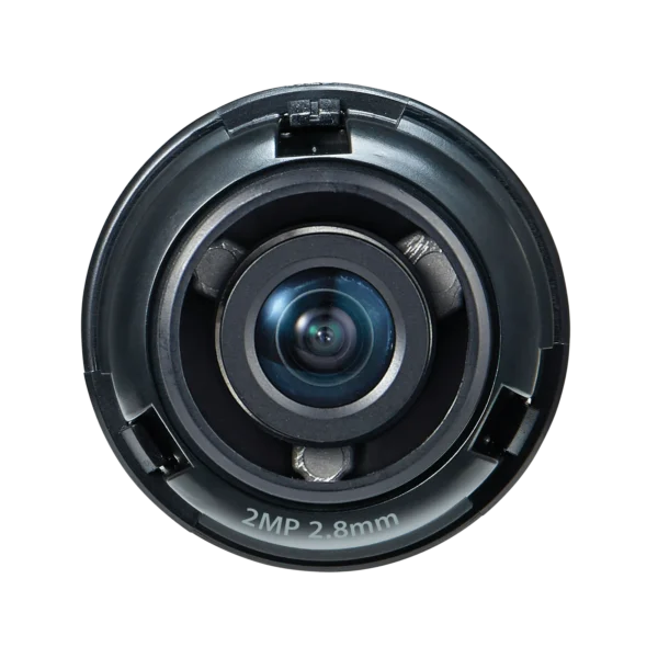 Hanwha Vision SLA-2M2802D 2MP FoV: H: 107.4˚ V: 62.2˚  2.8mm fixed focal Security Camera  lens